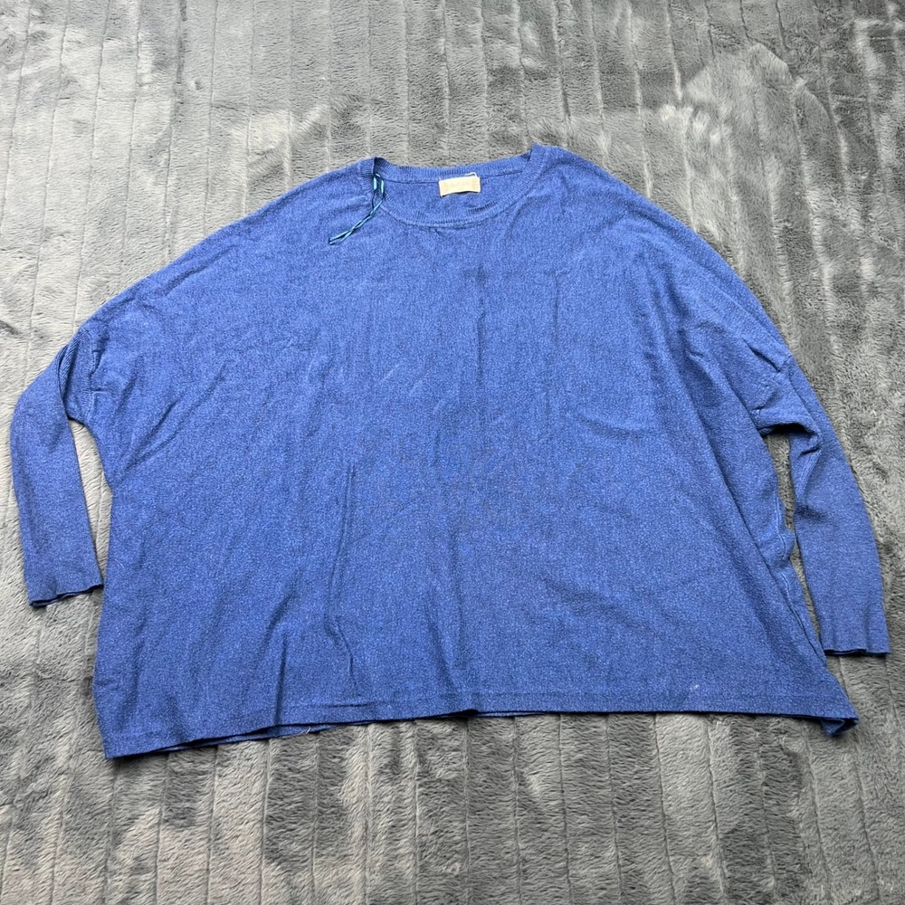 Altar'd State Blue Oversized Knit Dolman Sweater T3302 XS/S